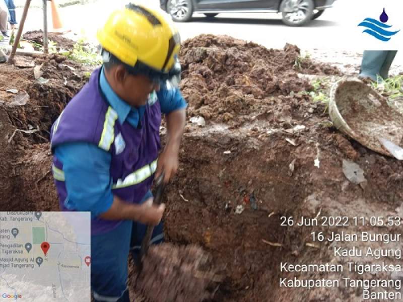 Perumdam TKR Merespon Cepat Keluhan Warga Tigaraksa