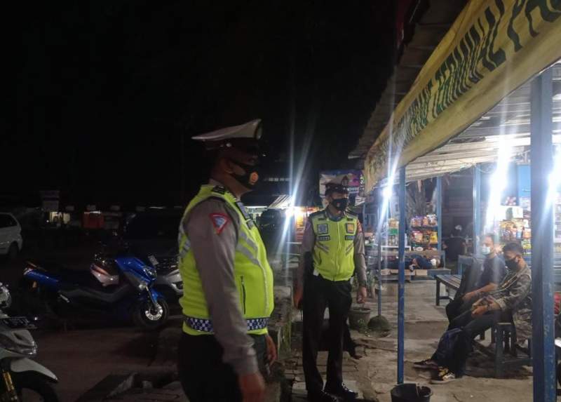 Cegah Covid 19, Ditlantas Polda Banten Lakukan Patroli Hingga Dini Hari