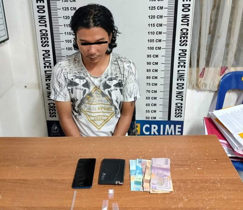 Pengguna narkoba Pematangsiantar ditangkap.(istimewa).