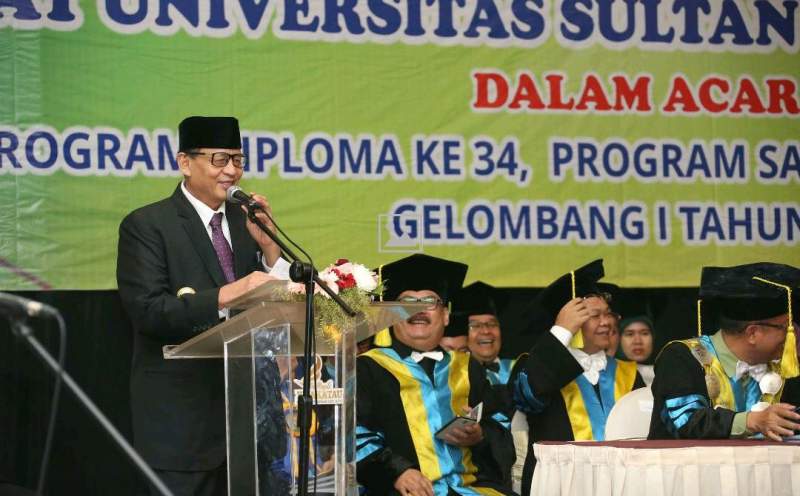 Gubernur Banten Harap Lulusan Untirta Berikan Kontribusi Dalam Pembangunan