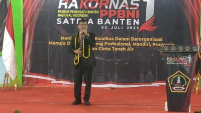 Ribuan Ormas PPBNI Satria Banten Hadiri Rakornas di Pandeglang