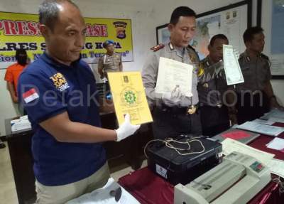 Polsek Serang Bongkar Jaringan Pemalsu Surat Indentitas