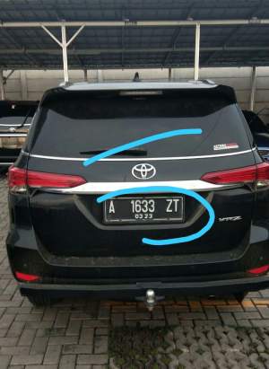 Mobil mewah yang dipake nyabu oleh AB, diamankan di kantor polisi