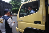 Puluhan Truk Ditilang Melebihi Tonase dan Belum Perpanjang Surat Kir