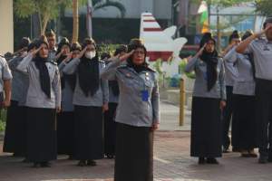 Tingkatkan Kedisiplinan, Kemenkumham Banten Apel Pagi Bersama