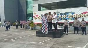 Dilepas Wakapolres Tangerang, Komunitas Trail Gasscroot Salurkan Bantuan Ke Cianjur