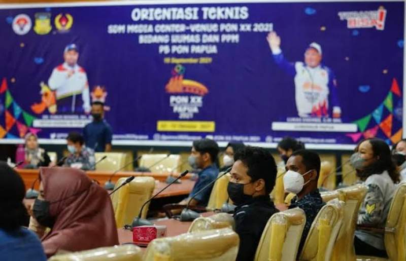 Humas PB PON XX Papua Gelar Orientasi bagi SDM Media Center