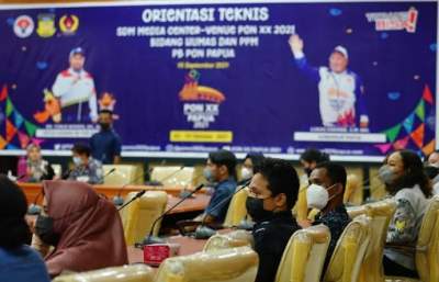 Humas PB PON XX Papua Gelar Orientasi bagi SDM Media Center