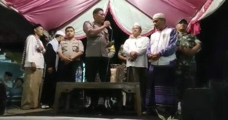 PHBI Di Cisoka Rela Acara Tablig Akbar Distop Polisi Karena Virus Corona