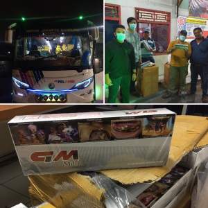 Berantas Peredaran Rokok Ilegal, DJBC Banten Amankan Pengedar Rokok Ilegal di Cikokol