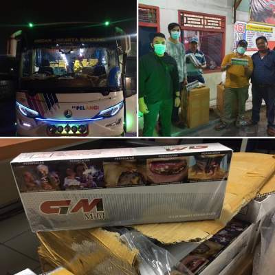 Berantas Peredaran Rokok Ilegal, DJBC Banten Amankan Pengedar Rokok Ilegal di Cikokol