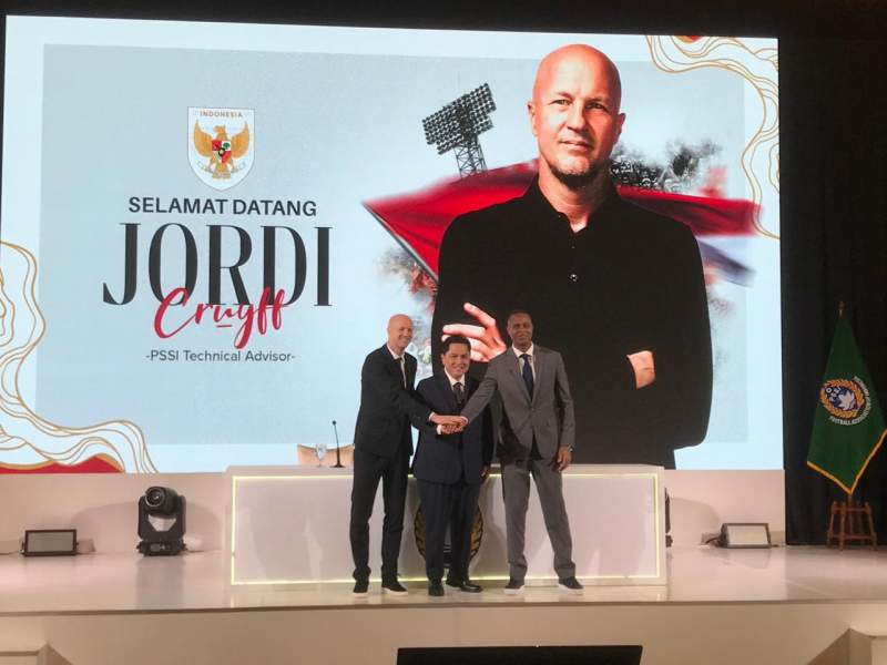 Erick Thohir: Selamat datang di Indonesia dan Selamat Bertugas, Jordi Cruyff