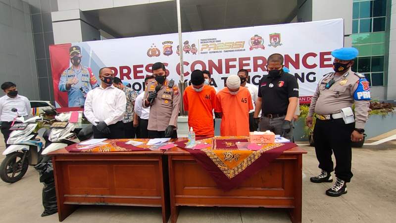 Polresta Tangerang  Bekuk Dua Pelaku Pembunuhan di Rajeg