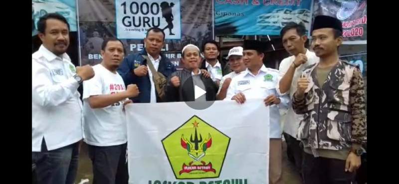 Laskar Betawi Tangsel Nyatakan Sikap Terkait Video Beredar Dukung Salah Satu Calon Walikota