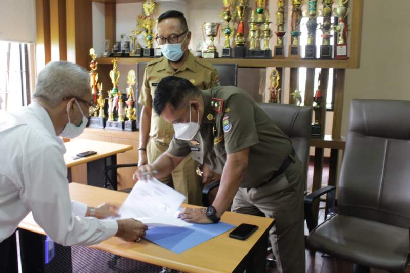 Wakil Ketua DPRD Hadiri Sertijab Kepala Satpol PP Kabupaten Tangerang