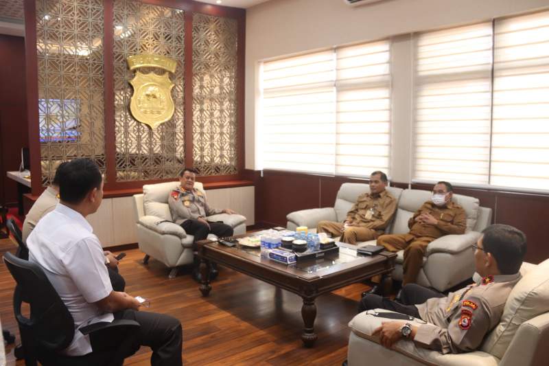Kapolda Banten Terima Kunjungan Plt Sekda Provinsi Banten