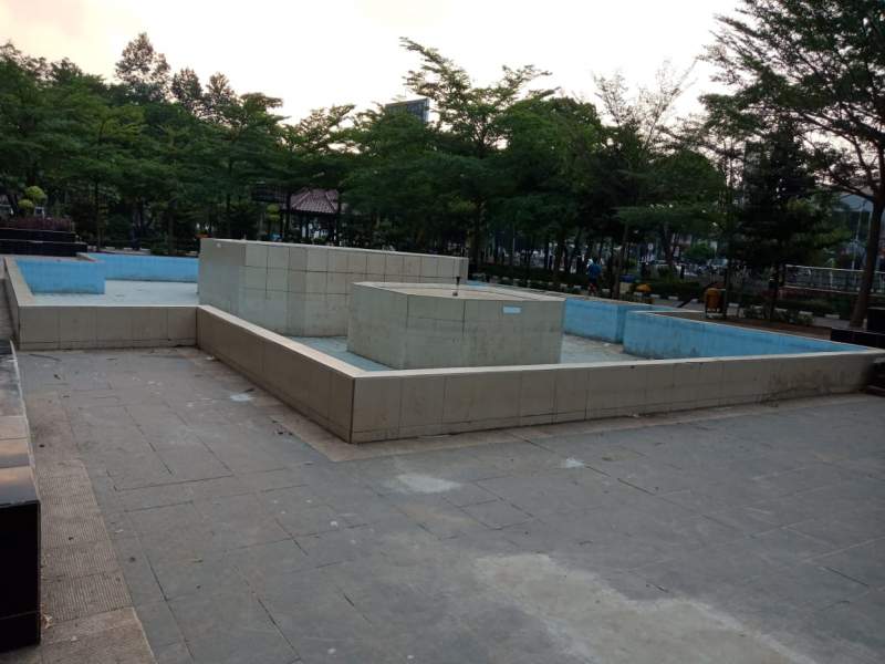 Dua Tempat Ruang Publik di Kota Serang Terabaikan