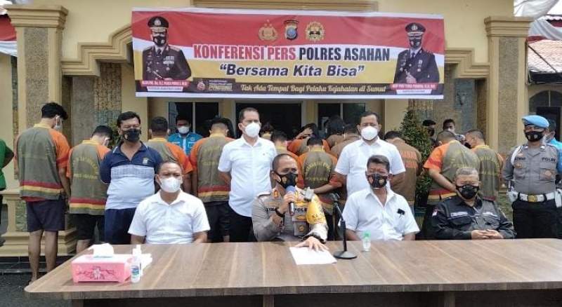 Pesta Narkoba Narkoba, 5 Oknum Anggota DPRD Labura terancam 4 Tahun penjara