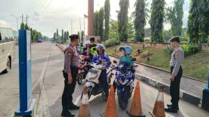 Rutin Amankan PT KIPC Banten, Personel Ditpamobvit Pastikan Situasi Kondusif