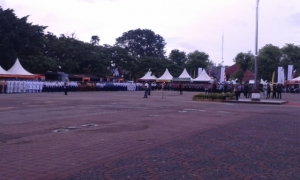 Ratusan Pelajar Ikuti Apel Bersama Polda Banten