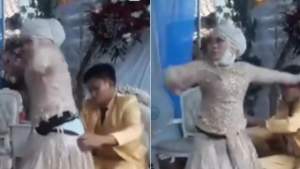 Viral Pengantin Wanita Tiba-tiba Kerasukan di Pelaminan