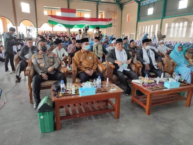 Kunjungi Ponpes Darel Azhar, Kapolres Lebak Himbau Santri Jaga Prokes