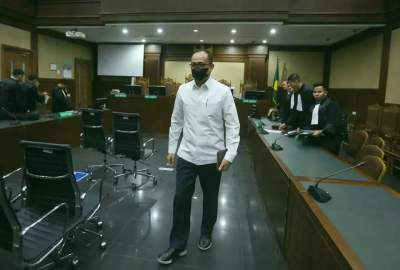 Rafael Alun Trisambodo saat menjalani persidangan di Pengadilan Tipikor di PN Jakarta Pusat.
