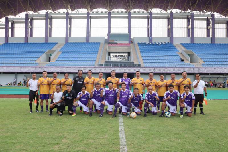 Jelang Pindah Tugas,  Polresta Tangerang Tanding Dengan Allstar