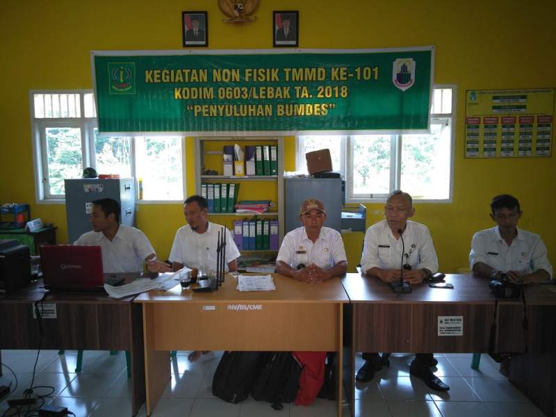 Selain Pembangunan Fisik, TMMD Gelar Sosialisai Bumdes