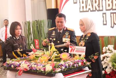 Rayakan HUT Bhayangkara Ke 77, Polda Banten Gelar Syukuran