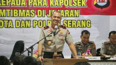 Wakapolda Banten Buka Pelatihan Kehumasan di Mapolres Serang Kota