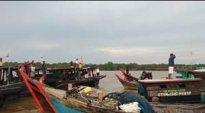 TNI AL Posal Bagan Asahan himbau Nelayan untuk Penghormatan pada detik-detik Proklamasi