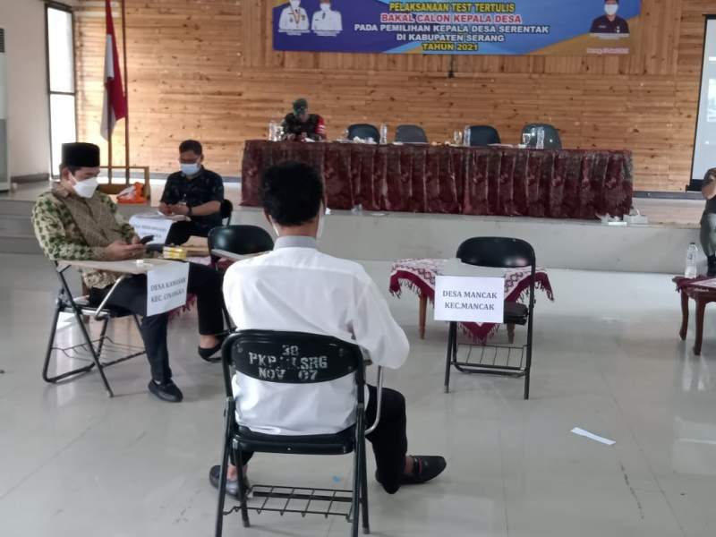 Daerah Dapil IV, Wahyu Agusti Monitoring Test Tertulis Balon Kades