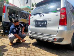 Sambut HUT Tangsel, Kantor Uji KIR Lakukan Uji Emisi Gratis