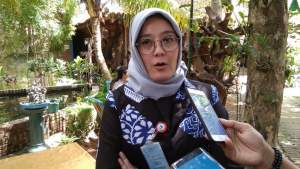 Kepala Dinas Perindustrian dan Perdagangan (Disperindag) Kota Tangsel, Maya Mardiana.