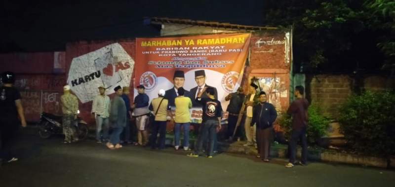 Akhirnya Baliho Ucapan Selamat Untuk 02 Diturunkan Aparat