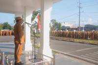 Bupati Sergai, Darma Wijaya pimpin apel perdana usai dilantik Presiden