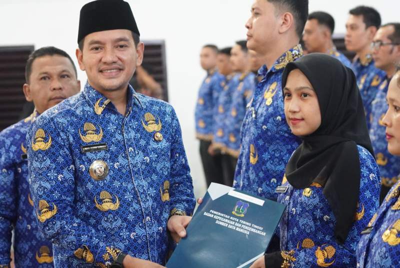 Ratusan PPPK Tebing Tinggi Dilantik, Ini Pesan Wali Kota