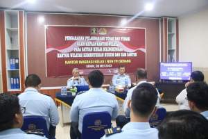 Berikan Pengarahan di Kanim Serang, Kakanwil : Berikan Layanan Sesuai Regulasi dan SOP