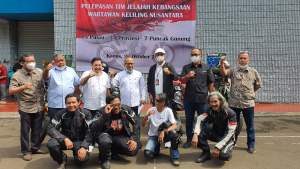 Ketum PWI Lepas Tim Jelajah Kebangsaan Wartawan-PWI