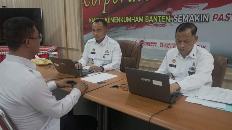 Cari Kader Terbaik, Kemenkumham Banten Uji Calon Eselon V Melalui Fit And Proper Test