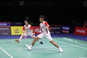 Skuad Putra Indonesia Menang Telak Atas Tim Tuan Rumah di Piala Thomas 2022