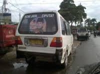 Pemkot Tangsel  Tertibkan Angkot Bergambar Caleg