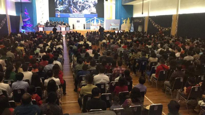 Koramil 02/Crg dan Polsek Kelapa Dua Lakukan Pengamanan Misa Natal GKI