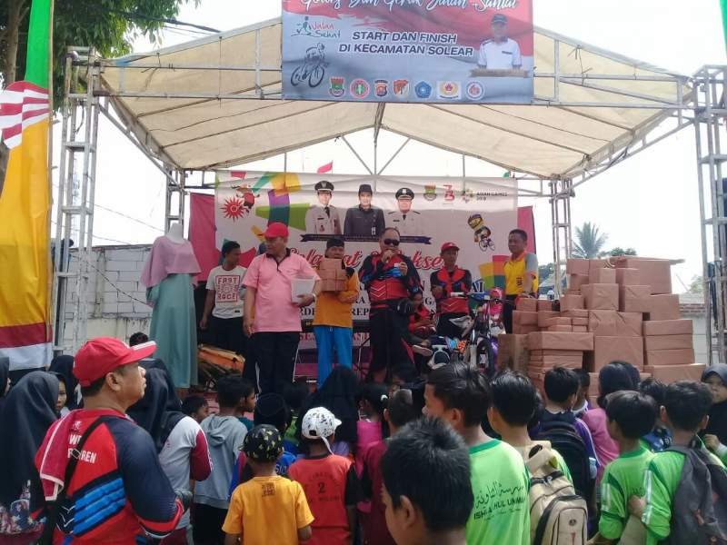 Kecamatan Solear Gelar Gerak Jalan Sehat Dan Fun Bike.