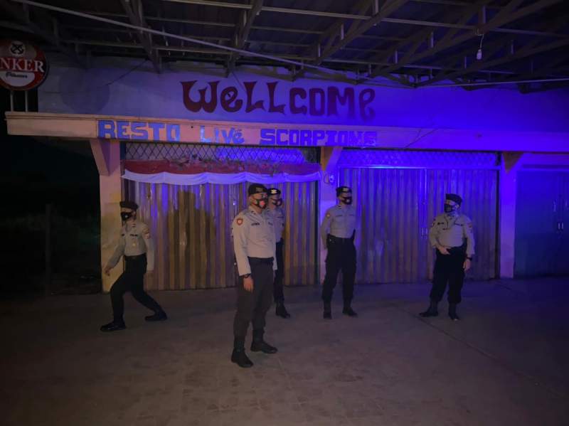 Tabrak Penerapan PPKM, Polres Serang Tutup Paksa Leo Cafe dan Karaoke