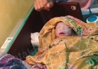 bayi laki-laki malang yang ditemukan disebuah kebun