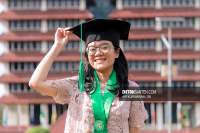 Wisudawan Fakultas Kedokteran UI, Talitha Ardelia Salsabila S.Ked. (Detak/Aip)