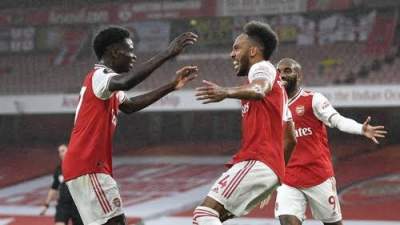 Dua Gol Pierre Emerick Aubameyang Antar Arsenal Ke Final Piala FA