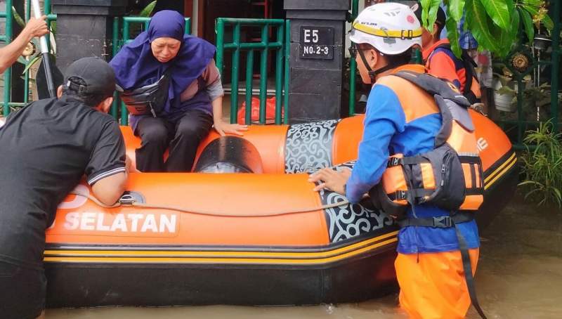 Cuaca Ekstrem Guyur Tangsel, Proyek Infrastruktur Terganggu Akibat Banjir